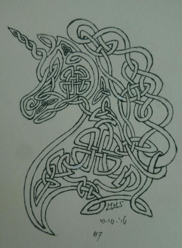 Unicorn knotwork